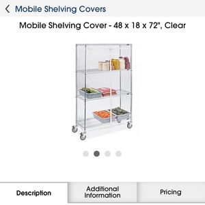 Mobile shelf cover new in box